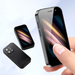 XS15 PRO mažas i&scaron;manusis telefonas 3,0 colio Android 9.0 Keturių branduolių RAM 2GB/3GB ROM 16GB/64GB 2000mAh Face ID Type-C Dual SIM 4G mobilusis telefonas 3GB&64GB juoda