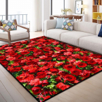 3D kilimas svetainei Spalvingas akmenimis spausdintas kempinės kilimėlis miegamojo virtuvės kilimėliui, neslystantis vonios kambarys 200x300cm