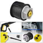 Auk&scaron;to slėgio plovimo adapteris su M22 greitu prijungimu Suderinamas su K2, K3, K4, K5, K6, K7