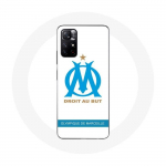 Coque pour Xiaomi Redmi Note 11s 5G logo om olympique de marseille blanc Fond