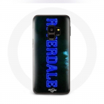 Coque pour Samsung Galaxy S9 plus Riverdale S&eacute;rie Logo bleu