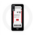 Coque pour Samsung Galaxy A02 Billet d'avion Marrakech Maroc
