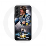 Coque pour Samsung Galaxy S22 Formule 1 Fernando Alonso Pilote F1