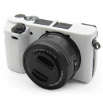 &bdquo;Sony Alpha A5100 A5000 A6000 A6100 A6300 A6400&ldquo; dangtelis, skirtas mink&scaron;tam silikoniniam guminiam fotoaparato dėklo krep&scaron;iui, apsaugančiam odą, apsauginį korpusą A6300 A6400