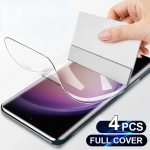 4 vnt. hidrogelio plėvelė, skirta Samsung Galaxy S24 S23 S22 S21 S20 Ultra S10 S9 Plus A12 A34 A54 A53 A52 A33 A32 A71 ekrano apsauga iphone 11 gryna