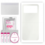 apgo MATTE Protective Skin Sticker for the back compatible with Xiaomi Mix Fold 3, Wrap Film, Hydrogel Film, Flexible, Soft TPU with positioning layer