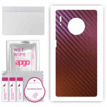 apgo skin sticker film foil vinyl for the BACK compatible with Huawei Mate 30 Pro 5G, scratch-resistant, easy to install - Carbon Chameleon CAKA5