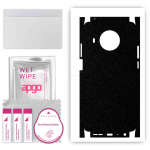 apgo Protective Skin Sticker for the back+sides compatible with Nokia X10, Full Wrap Film, Foil, Vinyl - Pattern Matte Black