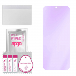 apgo Anti-Blue 9H Hybrid protective glass compatible with Oukitel K15 Pro, flexible nano glass, great replacement for tempered glass, scratch-resistan