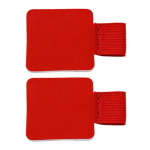 2Pcs Self Adhesive Pencil Holders Pen Loop Clips Universal Easy to Install Journal Planner Tablet Case Pencil Holders rožinė raudona spalva