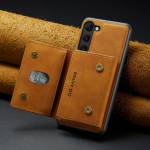 Kritimo apsaugos piniginės dėklas Samsung Galaxy S23 Ultra S21 S22 Plus S20 FE Fold 4 3 5G kortelių lizdo laikiklis telefono dėklai for Galaxy S23