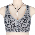 Didelio dydžio liemenėlė susirenka be plieninių žiedų, didelė krūtinė rodo mažą kolekciją, &scaron;oninės krūtys, kvėpuojantis margintas liemenės apatinis trikotažas 36/80 pilka