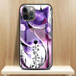 Grūdinto stiklo dėklas iPhone 11 13 Pro Max 12 XR SE 7 8 Plus X XS 6 6S smūgiams atsparus telefono dangtelis kietas Funda Japonijos anime Pokemon iPhone 6 6S