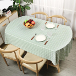 Ovali staltiesė Vandeniui atspari Aliejui atspari PVC stalo užtiesalas Dėklas Dekoratyvinis Valgomojo stalas Kavinė Vestuvių dekoras Gražus stalo užtiesalas 90x140cm 1pcs
