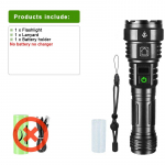 Didelio galingumo žibintuvėlis 800 W LED žibintuvėlis 1000000LM įkraunamas lempos prožektorius Galingas žibintas rankinis žibintas stovyklavimo lempa A-Only flashlight