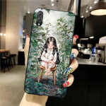 &bdquo;Forest Girl&ldquo; telefono dėklo &bdquo;For Honor&ldquo; dienora&scaron;tis 70 50 20 7S X9 X8 X7 Magic 4 3 Pro mink&scaron;tas juodas telefono dangtelis Honor 70