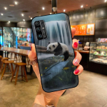Dėklas, skirtas Huawei P30 Lite P Smart Z Y6 Y7 2019 P40 Pro P20 Honor 9X 8X Play 9A 20 9S telefono dangtelis Super Cute Panda Funda Sac Honor 9X Pro