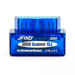 Mini ELM327 Bluetooth 5.1 ELM327 V1.5, skirtas Android / IOS JFIND JF327 BLE Bluetooth kodų skaitytuvas Automobilio diagnostikos OBD2 skaitytuvas PIC18F25K80