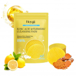 Veido valymo pagalvėlės &Scaron;veičiamasis masažas Balance Oil Pores Sklandžiai &scaron;alina susitraukusią odą Dark De Q7X6 yellow-40pcs