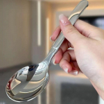 Nerūdijančio plieno apvalus &scaron;auk&scaron;tas tinklelis raudonas auksinis vakarienės ilga rankena mai&scaron;ymo desertiniai &scaron;auk&scaron;tai virtuvės priedams dalykėliai