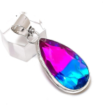 Natural Tourmaline Gemstone Handmade 925 Sterling Silver Gift Pendant 1.77 e8i23