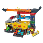 Rescue Tayo Excavator Heavy Equipment Tower Playset, korėjieti&scaron;ki žaislai yellow
