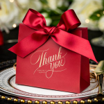 24 vnt. Rožiniai padėkos saldainių mai&scaron;eliai Vestuvių malonumai &Scaron;okoladai Dovanų Pakavimo Popierinė dėžutė Gimtadienio vakarėlio kūdikio du&scaron;o dekoro reikmenys Red-A