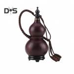 Vyno moliūgo gertuvė, įkvėpta Sun Wukong, gertuvė sportui, kelionėms, tradicinio kinų dizaino, rankomis pinti mazgai, moliūgo gėrimų indas su M