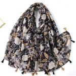 2024 m. pavasaris ir ruduo žiema Naujas medvilnės ir kanapių ilgas plonas &scaron;alikas Kelioninis universalus apsauginis nuo saulės &scaron;iltas skara moterims 90*180cm