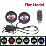 Dinaminiai &bdquo;Devil Eyes&ldquo; objektyvo žibintai, skirti 12v automobiliui &bdquo;Demon Eye Red Eye&ldquo; modifikavimo rinkiniai Modifikuoti priekiniai žibintai &bdquo;Eagle Eye Light&ldquo; automobilių priedai flat type 2