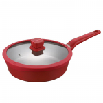 3,7 l gili keptuvė, kvietinių ryžių akmenų nelipni keptuvė plok&scaron;čiadugniu dugnu, daržovių puodas su mai&scaron;ymu, buitinė indukcinė viryklė 28CM-3.7L