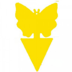 50 vnt. vabzdžių gaudyklės apsaugo augalą dvipusės uodų gaudyklės Netoksi&scaron;kos ir bekvapės lipnios lentų gaudyklės sodo augalų virtuvei Butterfly style-1pcs