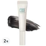 Code Glocolor Fix-On Mascara Fixer, translucent black, 2 pieces white
