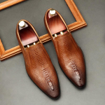 Rankų darbo vyri&scaron;ki vestuviniai Oksfordo batai juodi chaki spalvos natūralios odos Brogue vyri&scaron;ki suknelių batai Slip On Business Oficialūs vyri&scaron;ki batai 41