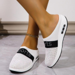 Moteri&scaron;ki pavasario naujos mados tinklelio kvėpuojantys ir patogūs storapadžiai batai lauko platforminiai sportbačiai Zapatillas De Mujer 36 juoda