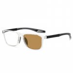 Itin lengvi TR90 fotochrominiai skaitymo akiniai Unisex Vyri&scaron;ki Presbyopia Eyewear Vintažiniai lauko sportiniai akiniai nuo saulės su 0&ndash;+4,0 laipsnių +1.5