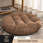 Ergonomi&scaron;ka Tatami grindų kėdės pagalvėlė biurui ir namams Small round: 42cm thick 6-8cm