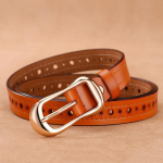 Moteri&scaron;kas natūralios odos laisvalaikio diržas su sagtimi &ndash; universalus korėjieti&scaron;kos karvės odos juosmens sandariklis 115 cm