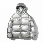 Vyri&scaron;ki Stori Žieminiai Drabužiai Pūkinis Paltas Pamink&scaron;tinta Striukė Vėjo Neperpučiamas Parkas Vyrams Lauko Gatvės Mados Drabužiai 4XL sidabras