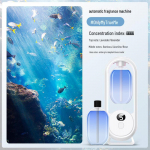 Automatinis aromaterapinis oro drėkintuvas ir gaiviklis &ndash; ilgalaikio dezodoranto ir kvapo aparatas kambariui ir tualetui Digital 5-speed aromatherapy machine + Only true me [essential oil]