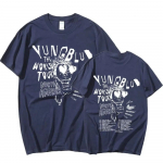 Yungblud 2024 World Tour mar&scaron;kinėliai Unisex Oversize O kaklo trumpomis rankovėmis mar&scaron;kinėliai Madingi hiphopo dovanos gerbėjų mar&scaron;kinėliai Gatvės aprangos vir&scaron;utiniai mar&scaron;kinėliai L