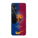 Coque pour Oppo A78 5G barcelone fc real madrid champions league Maniacase juoda