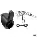 EV įkroviklio laikiklis prie sienos tvirtinamas įkrovimo laido laikiklis automobilinio įkroviklio laikiklis 1 tipo / 2 tipo kabelio lizdo įkrovimo laido laikiklis