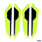 4vnt Automobilių visureigio kėbulo durys, atspindintis saugos įspėjimas, apsaugantis nuo susidūrimo anglies pluo&scaron;to lipdukai, apsaugantys automobilių priedai, automobilių lipdukai raudona