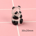 1 vnt. &Scaron;vytinčios Panda Mini Figūrėlės Miniatiūrinė Panda Mikro Peizažo Ornamentas &Scaron;vytintis Tamsoje Automobilio Salono Aksesuarai Dekoravimas