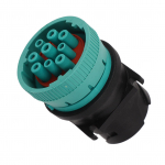 J1939 II adapterio 9 kontaktų sunkvežimio diagnostikos prievado adapterio keitimas, skirtas &bdquo;Paccar&ldquo;, skirtas &bdquo;Nexiq Data Link&ldquo; žalia
