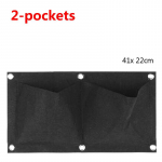 2/4/9 ki&scaron;enių vertikalūs sodo auginimo mai&scaron;eliai augalų sienoms pakabinami sodinimo vazonai, augalininkystės reikmenys 2pockets 22X41