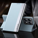 Prabangus odinis magnetinis atverčiamas dėklas, skirtas Xiaomi 14T 13T Poco X6 Pro X5 Redmi 14C Note 13 Pro 12 smūgiams atsparus PC hibridinis plonas sulankstomas telefono dangtelis Xiaomi 13T/13T Pro