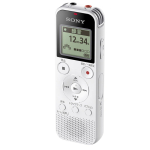 Sony IC diktofonas 4GB Linijinis PCM įra&scaron;ymas Suderinamas su FM radijo imtuvu USB Baltas W Integruotas ICD-PX470F