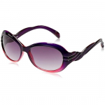 Fastrack Bugeye formos saulės akiniai su 100% UV apsaugos lę&scaron;ių technologija moterims, juodi